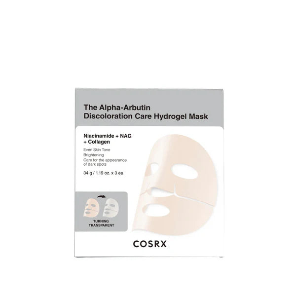 The Alpha Arbutin Discoloration Care Hydrogel Mask