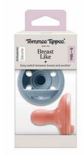 Tommee Tippee Breast-Like Soother 6-18 M X2