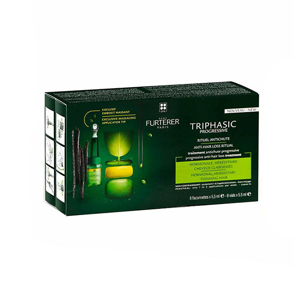 Triphasic Progressive Anti Hair Loss Ritual - Box of 8 Vials x 5.5ml