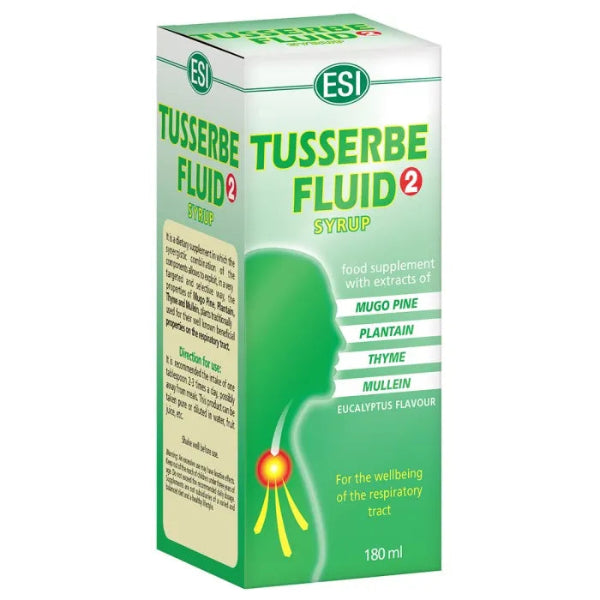 Tusserbe Fluid 2 Syrup Eucalyptus Flavor -180 ML