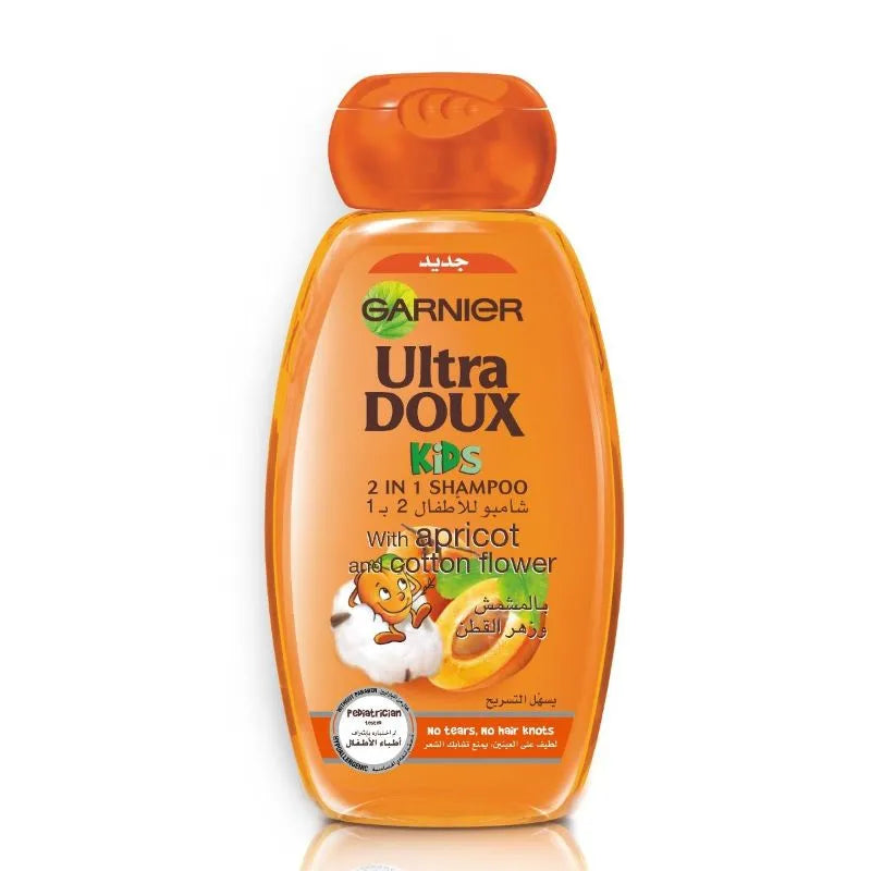 Ultra Doux Children With Apricot And Cotton Flower Shampoo 2 In 1