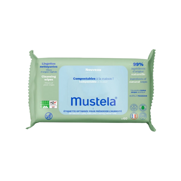 Compostable Cleansing Wipes 60Wipes