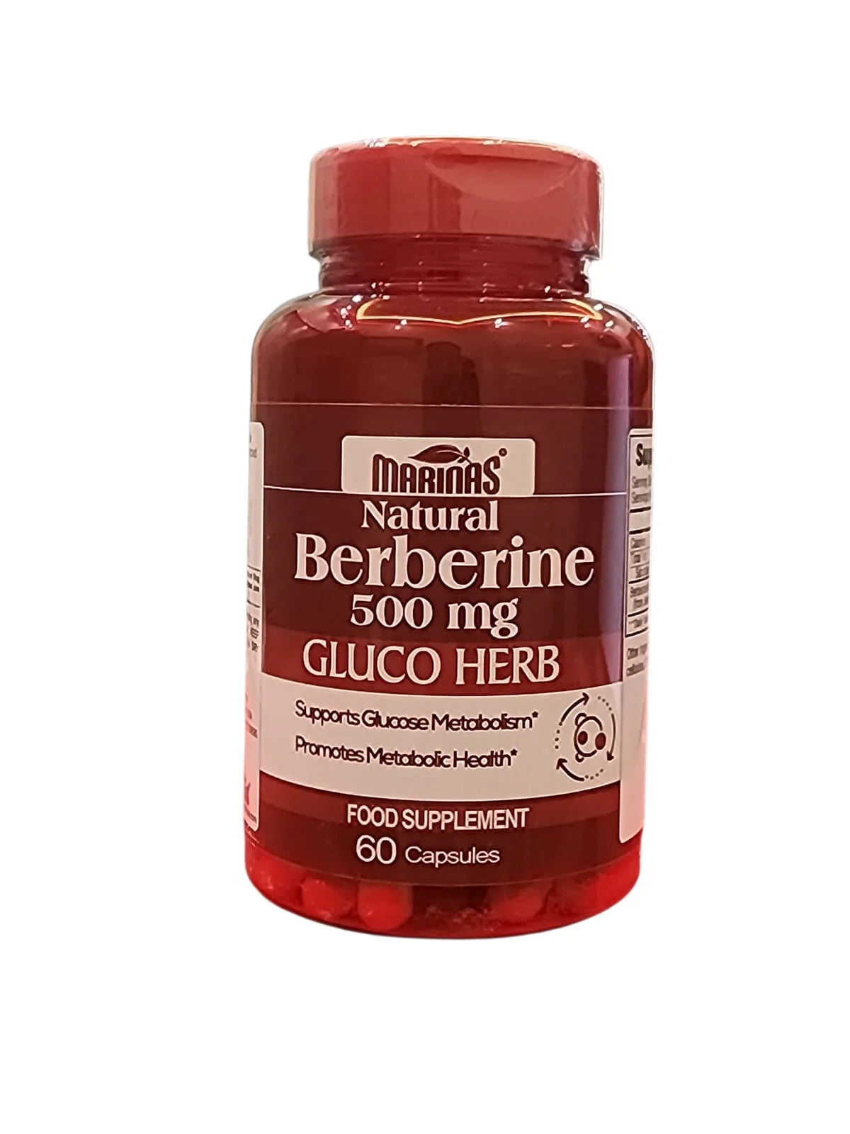 Natural Berberine 500 Mg 60 Capsules