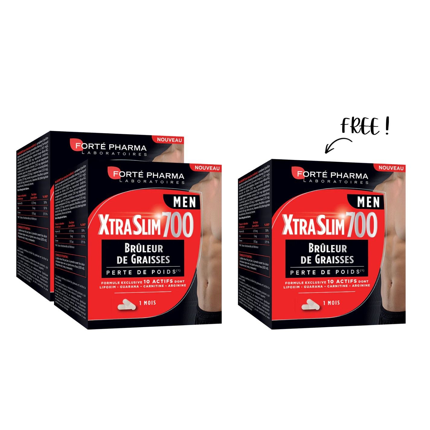 XtraSlim 700 Fat Burner Men 3x120 Tablets | Buy 2 Get 1