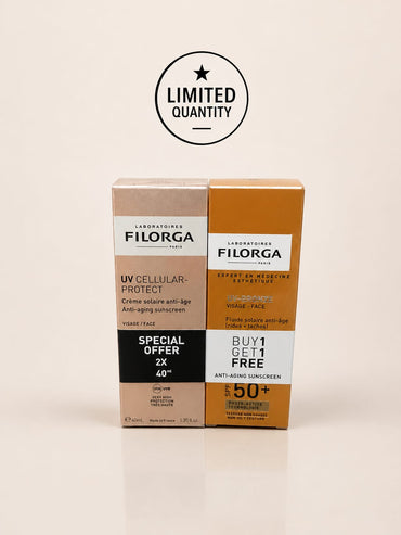 Filorga UV Cellular-Protect + UV-Bronze SPF50+ Duo | Buy 1 Get 1 Free