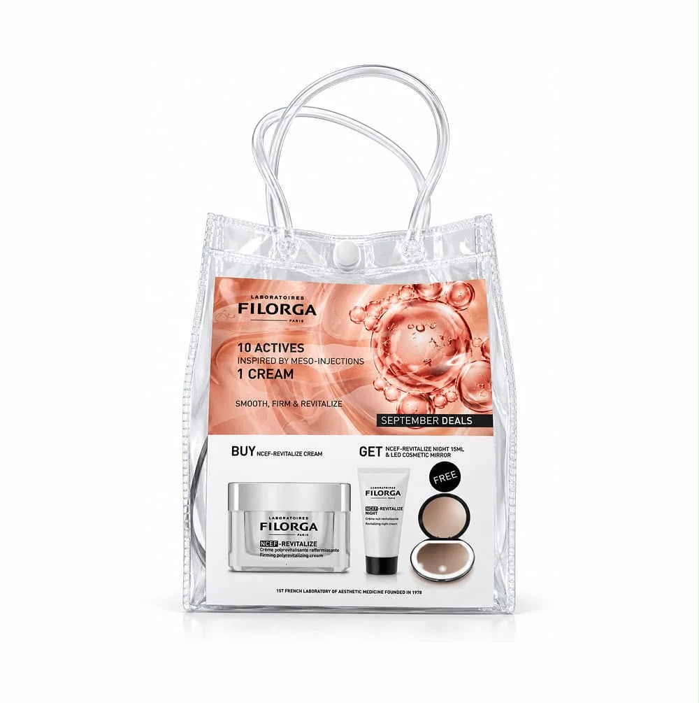 Buy NCEF-Revitalize Cream 50mL Get 1 NCEF-Revitalize Night 15mL and an LED Mirror for FREE