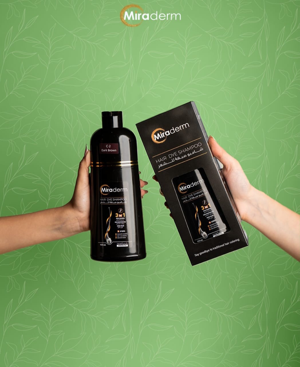 Miraderm Hair Dye Shampoo