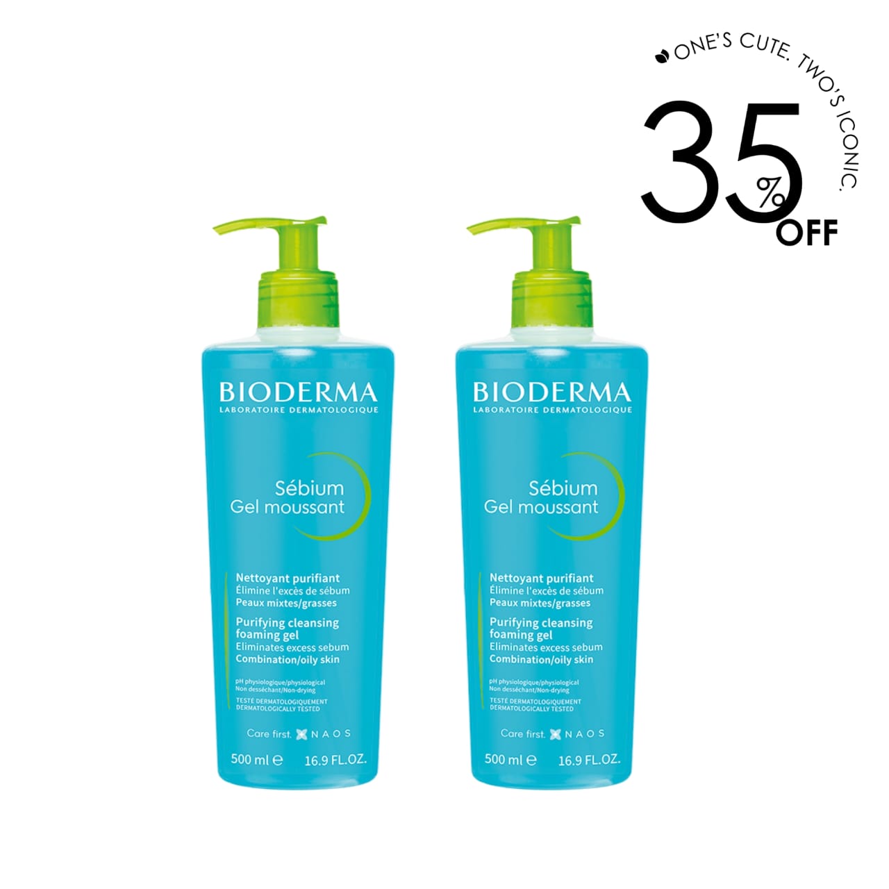 2 x Sébium Gel Moussant 500 ML