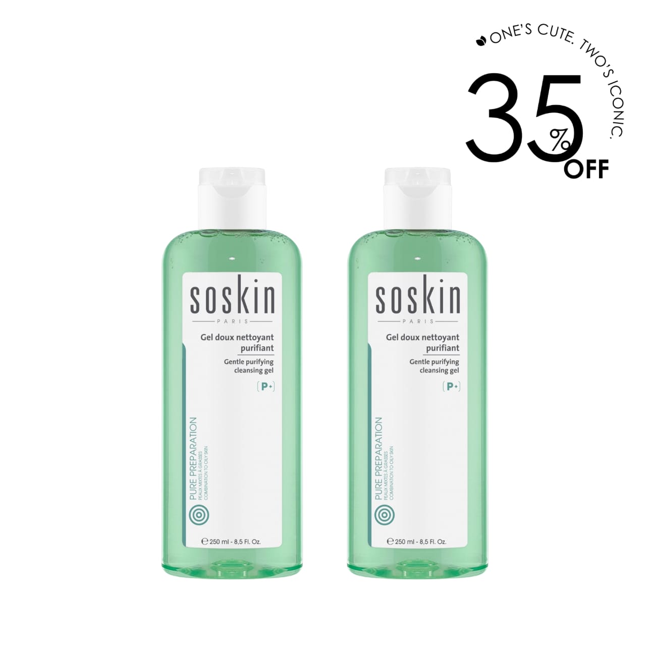 2 x Gentle Purifying Cleansing Gel 250 ML