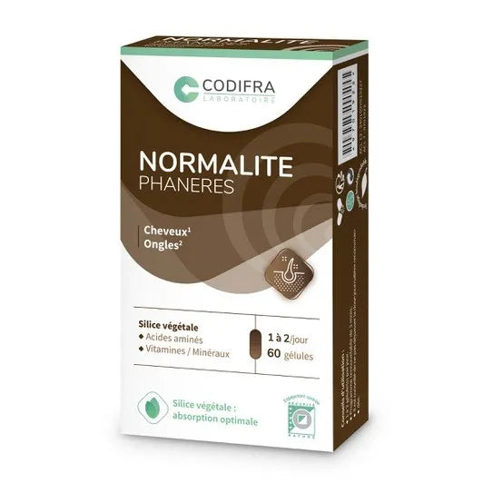 Normalite Phaneres Cheveux Et Ongles 60 Capsules