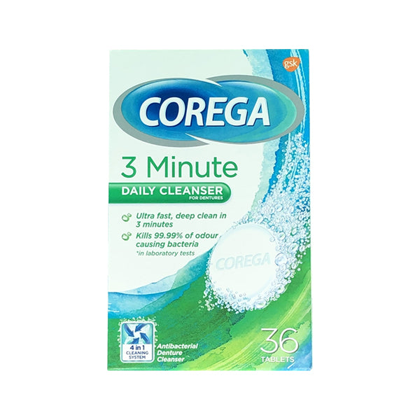 Daily Cleanser for Dentures 36 Tablets