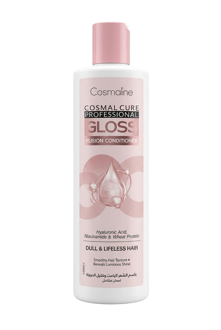 Cosmaline Cosmal Cure Professional Gloss Fusion Conditioner – 500 mL actual supplier front packaging