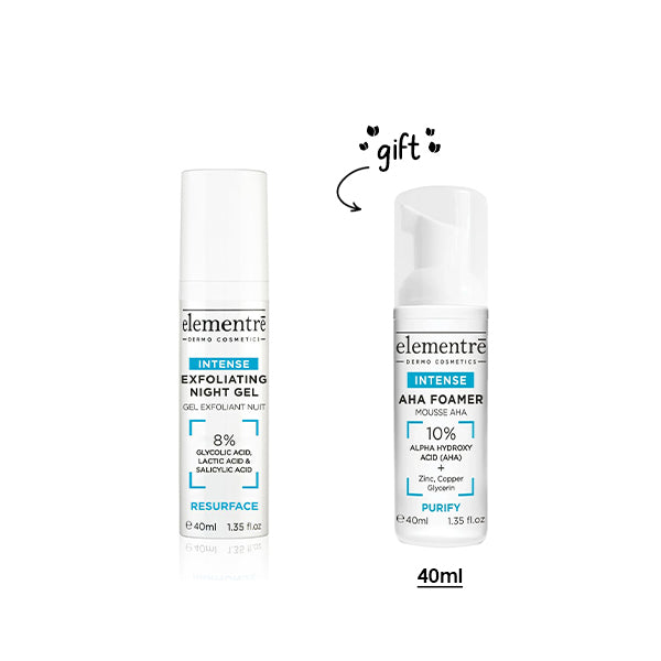 8% Triple Acid Exfoliating Night Gel 40 ML + Free Gift