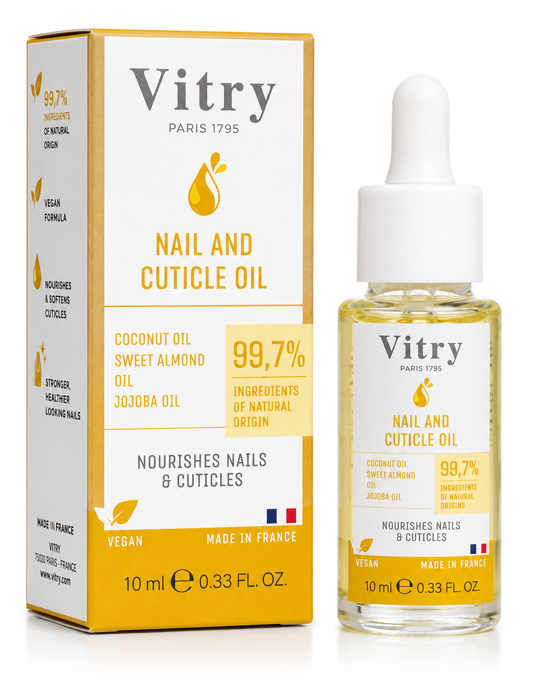 Vitry Nail and Cuticle Oil 10ml