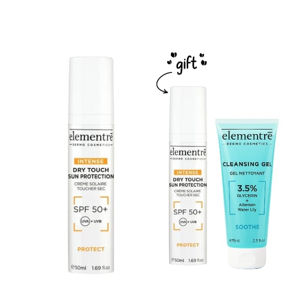 2x SPF 50+ Dry Touch Sun Protect 50 ML + Free Gift