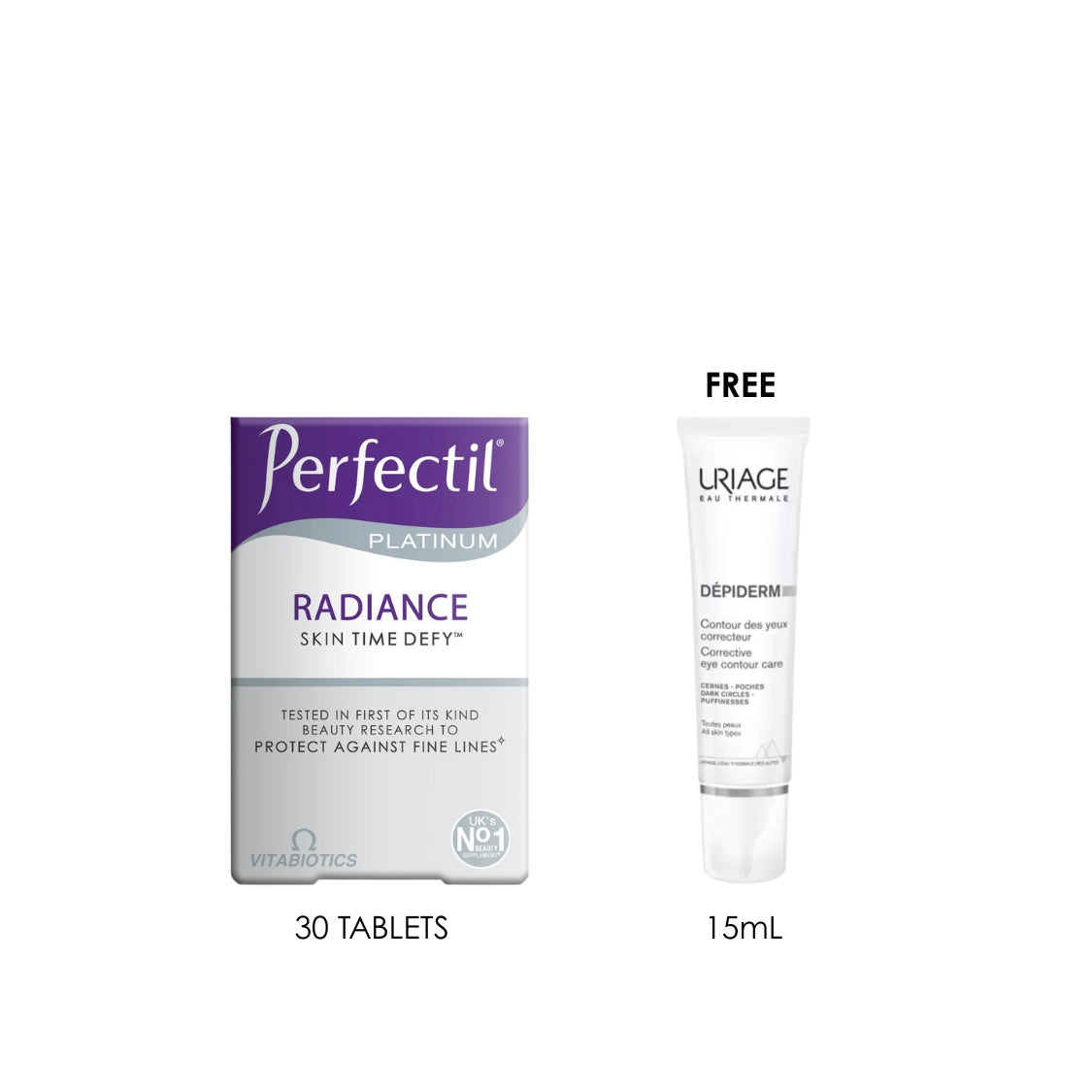 Perfectil Platinum Radiance Coffret + Depiderm Contour des Yeux