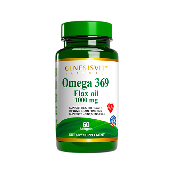 Omega 369 Flax Oil 1000 Mg 100 Softgels