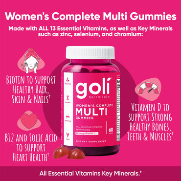 Goli Women's Complete Multi Gummies benefits