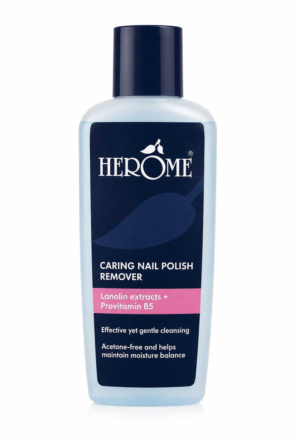 Herôme Caring Nail Polish Remover with Lanolin Extracts & Provitamin B5