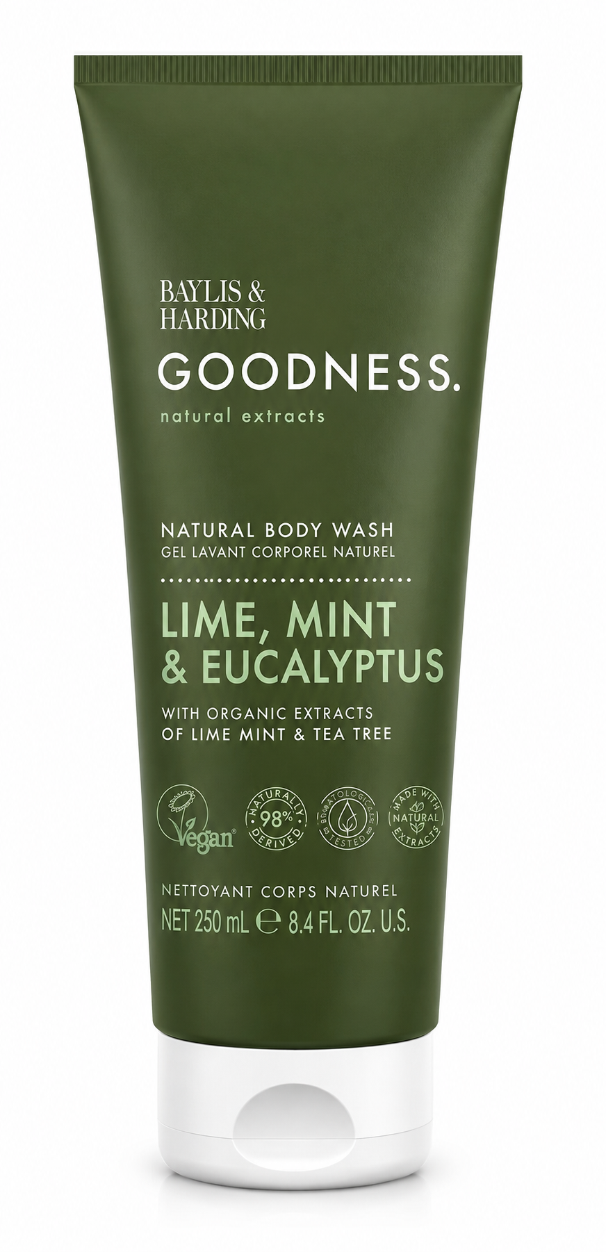 Baylis & Harding Goodness Lime, Mint & Eucalyptus Natural Body Polish 225ml