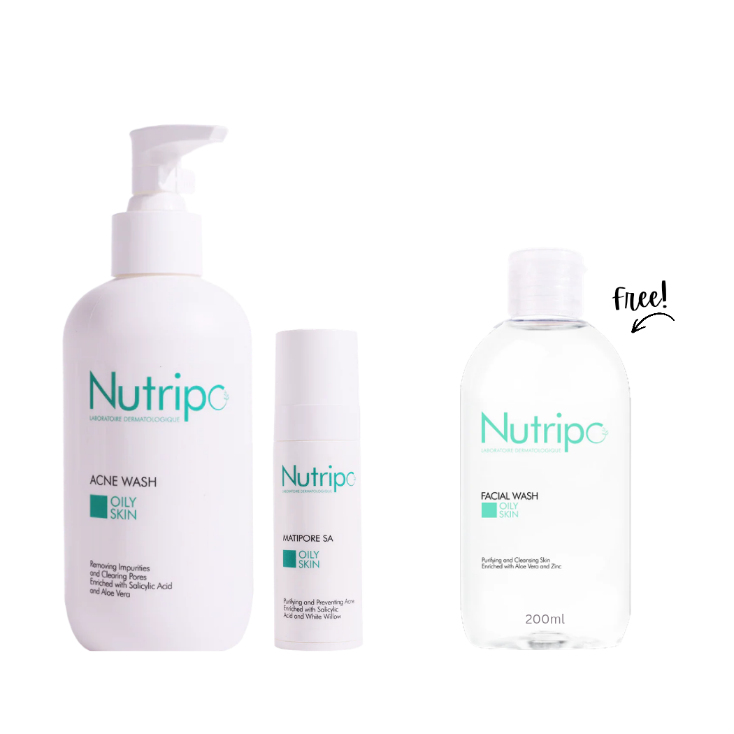 Acne Control & Clear Skin Routine Set