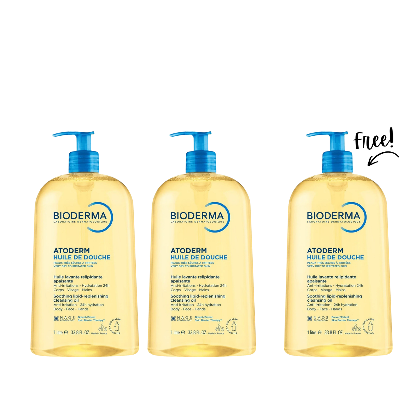 Buy 2 Get 1 | Atoderm Shower Oil 1 L