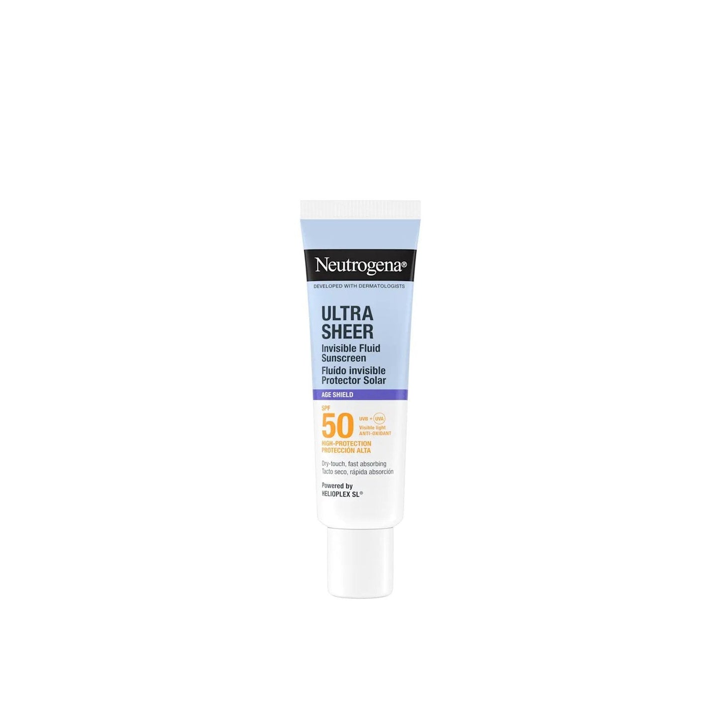 Ultra Sheer Invisible Fluid Sunscreen Age Shield SPF 50 50 ML