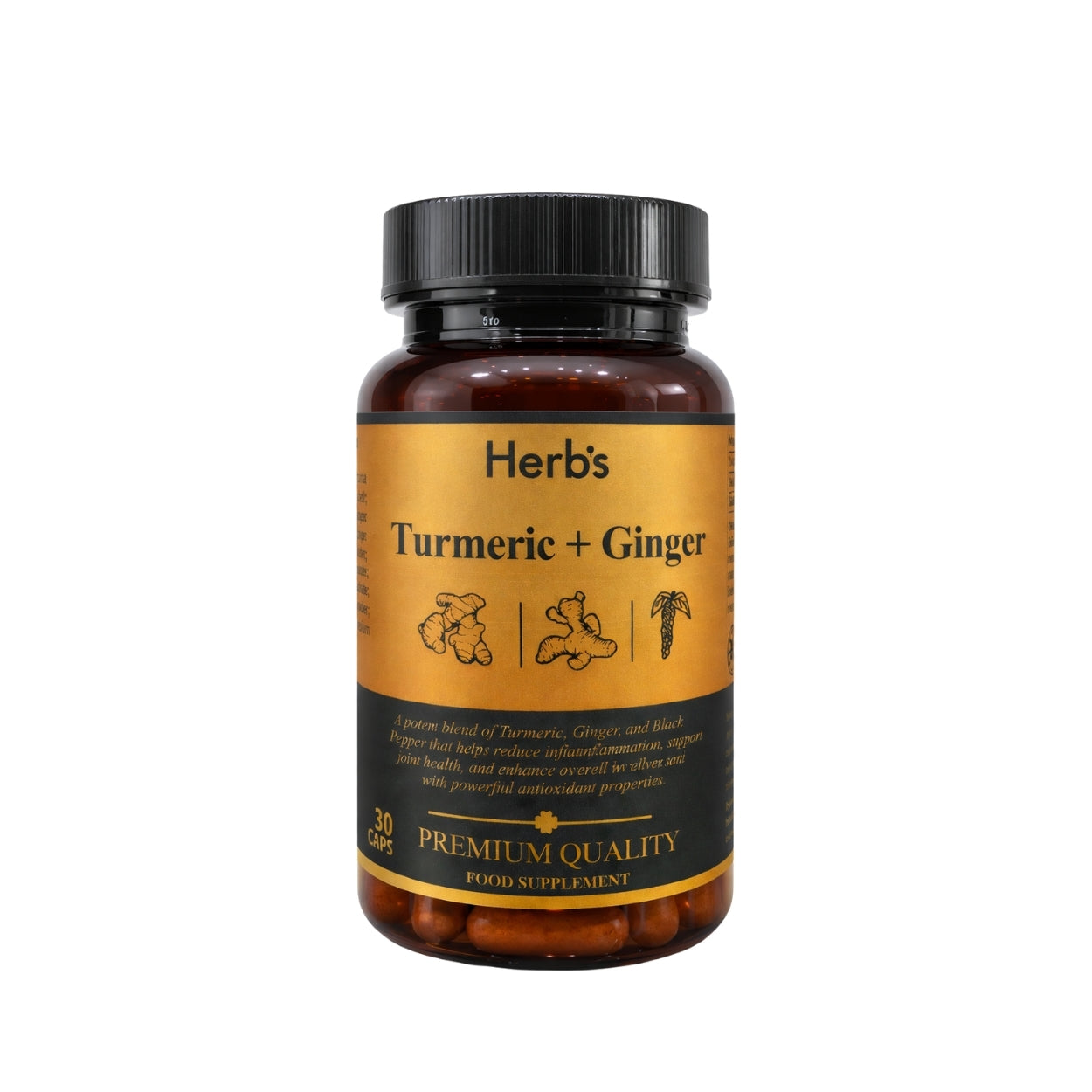 Turmeric + Ginger 30 Capsules
