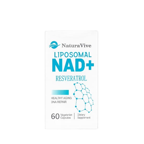 Liposomal NAD+ & Resveratrol - Healthy Aging & DNA Repair, 60 Vegetarian Capsules