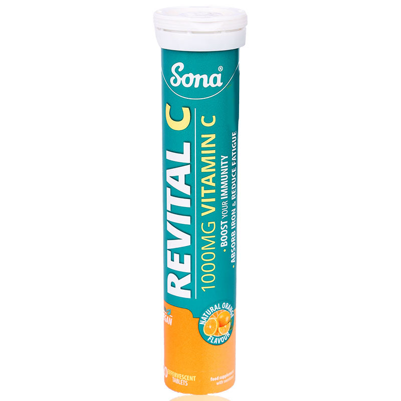 Sona Revital C 1000 Mg Effervescent Tablets 20'S