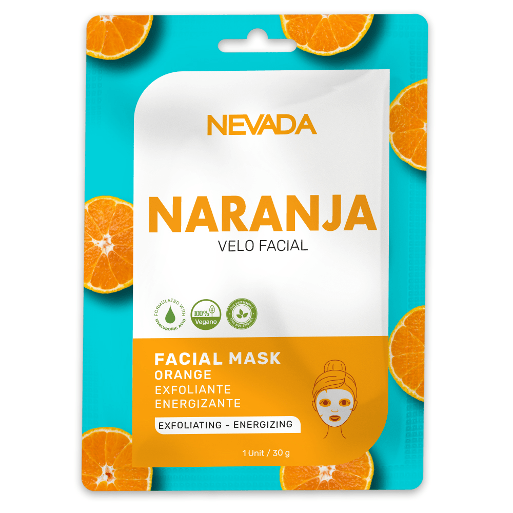 Orange Face Veil Mask 1 Unit / 30 G