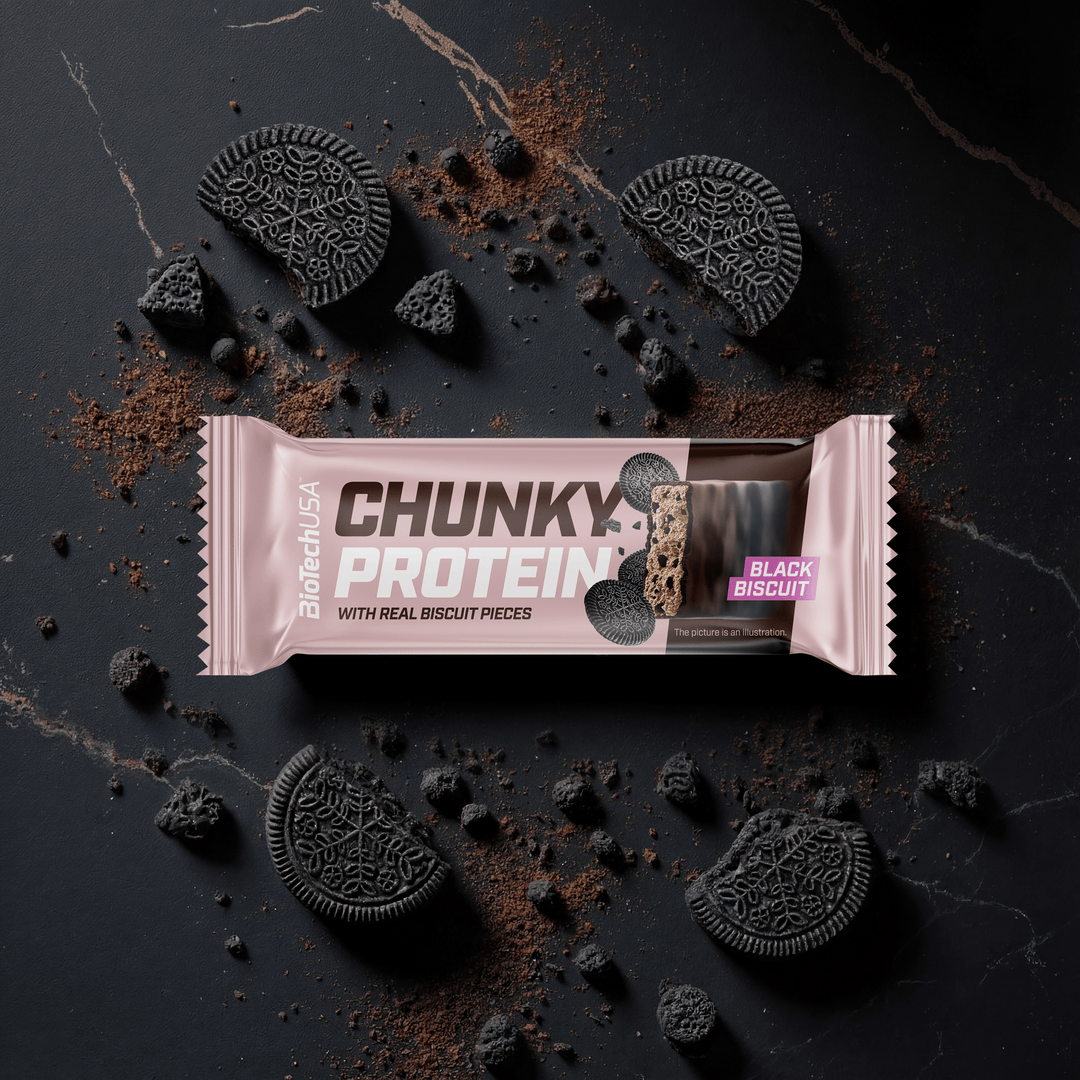 Official BioTechUSA Chunky Black Biscuit lifestyle image