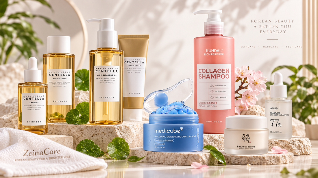 Korean skincare brands available in Lebanon at ZeinaCare