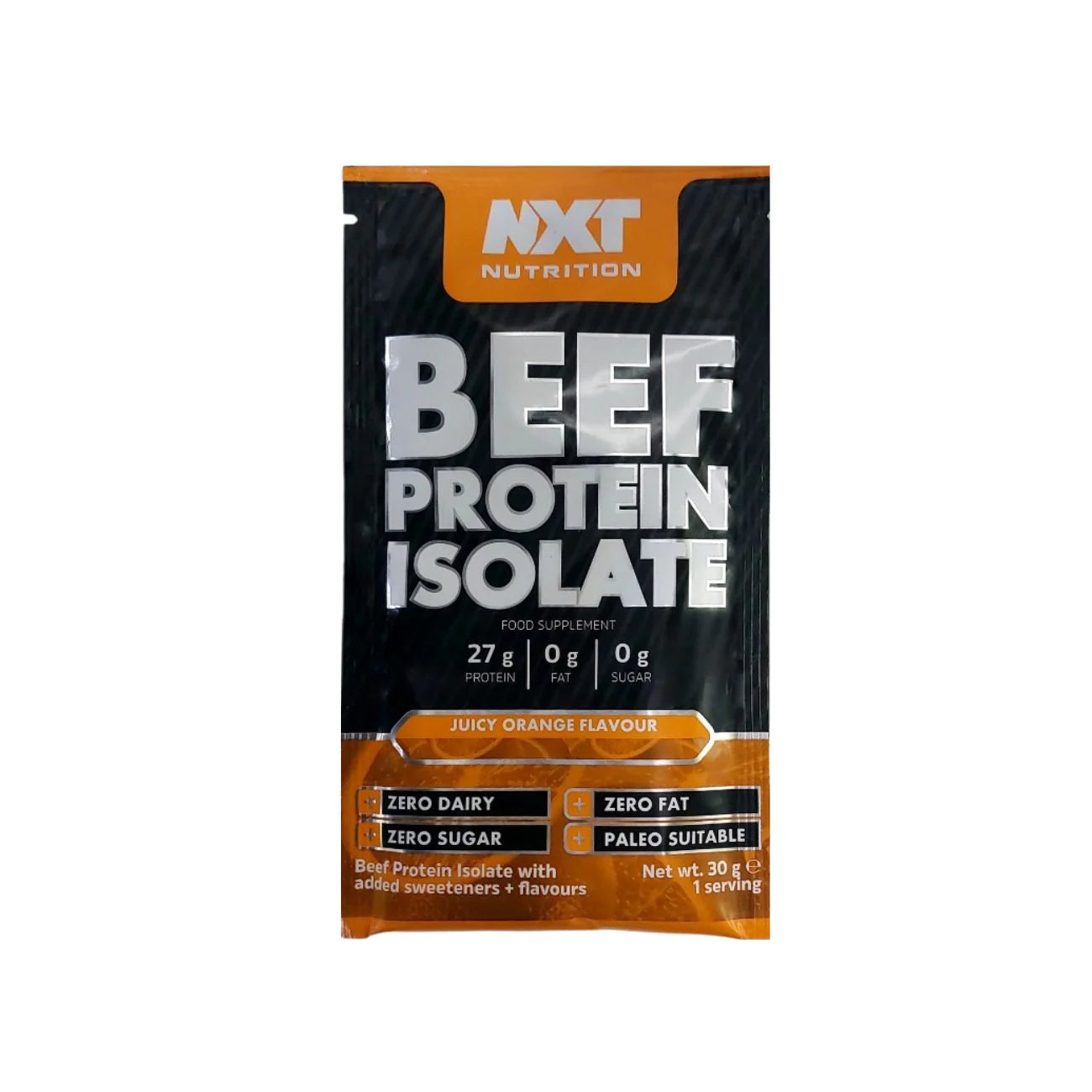 Beef Protein Isolate 30 G 1 Serving Juicy Orange Flavour