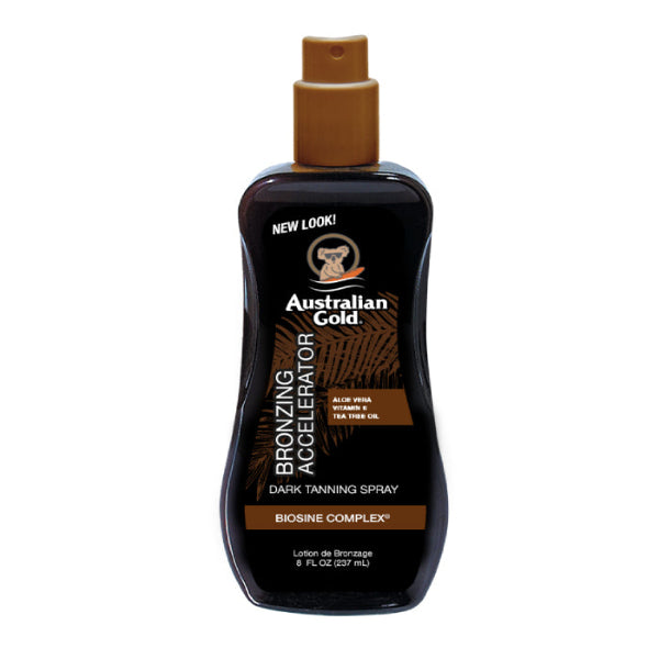 Dark Tanning Accelerator Spray Gel With Bronzer 237 ML