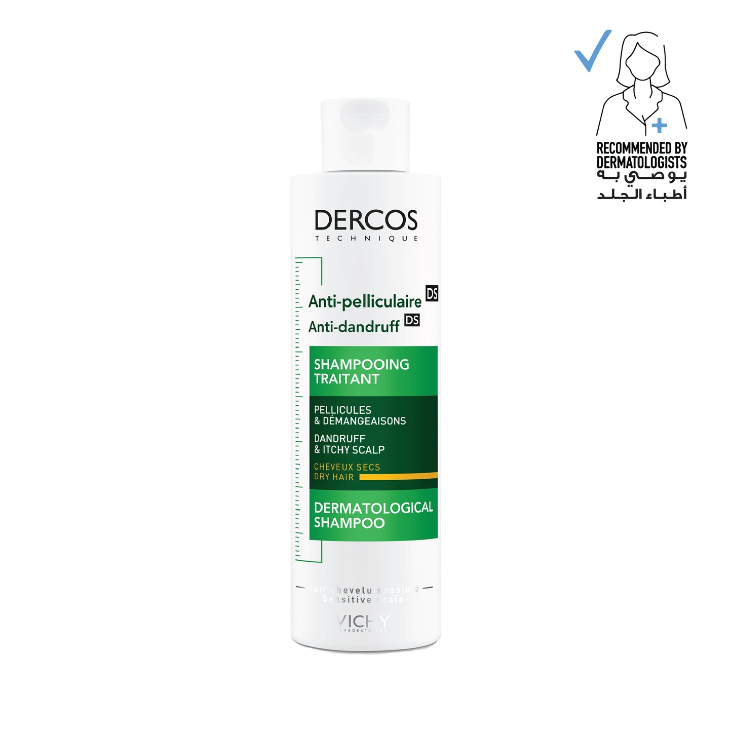 Dercos Anti-Dandruff Shampoo For Dry Hair 200 ML