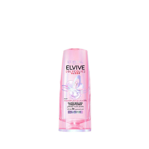 Elvive Glycolic Gloss Gloss Sealing Conditioner For Dull Porous Hair Powered by 3% Glycolic Acid