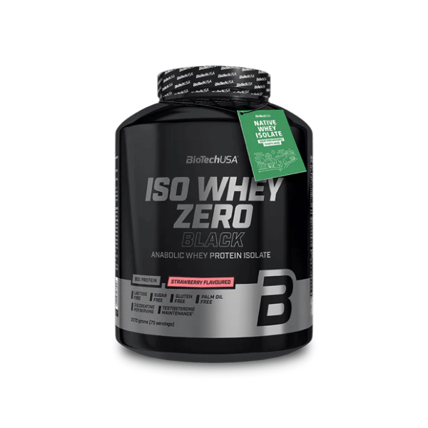 ISO Whey Zero Black Strawberry Flavored 2270 G