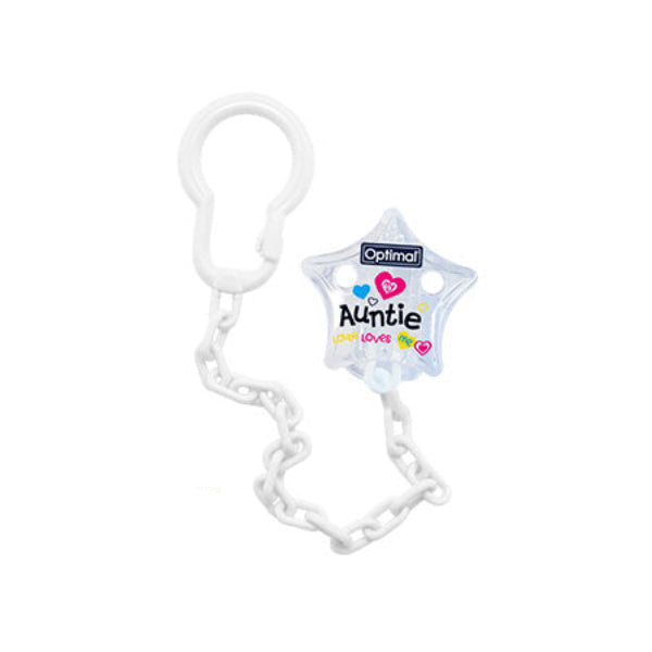 Pacifier Holder With Plastic Clip