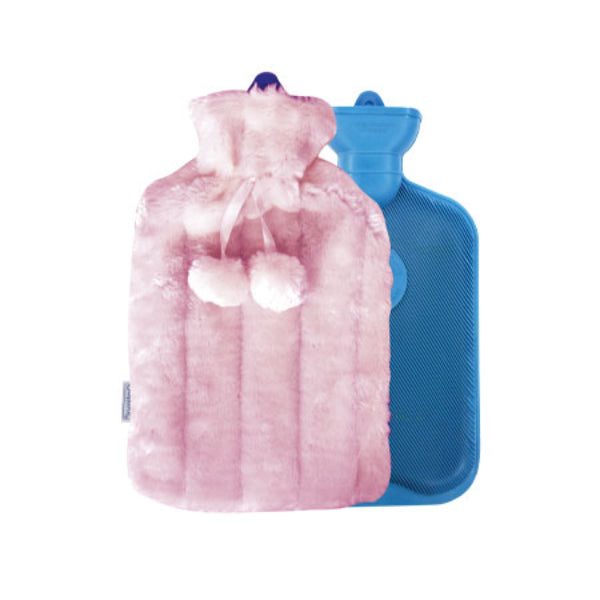 Rubber Hot Water Bag + Plush cover