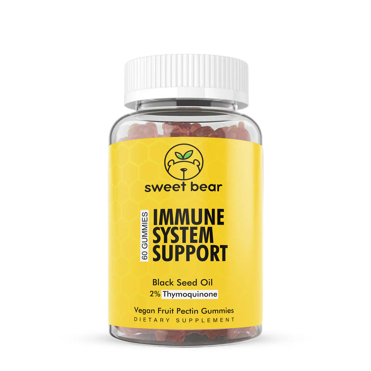 Immune System Support Gummies with 2% Thymoquinone - 60 Gummies