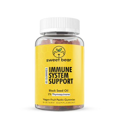 Immune System Support Gummies with 2% Thymoquinone - 60 Gummies