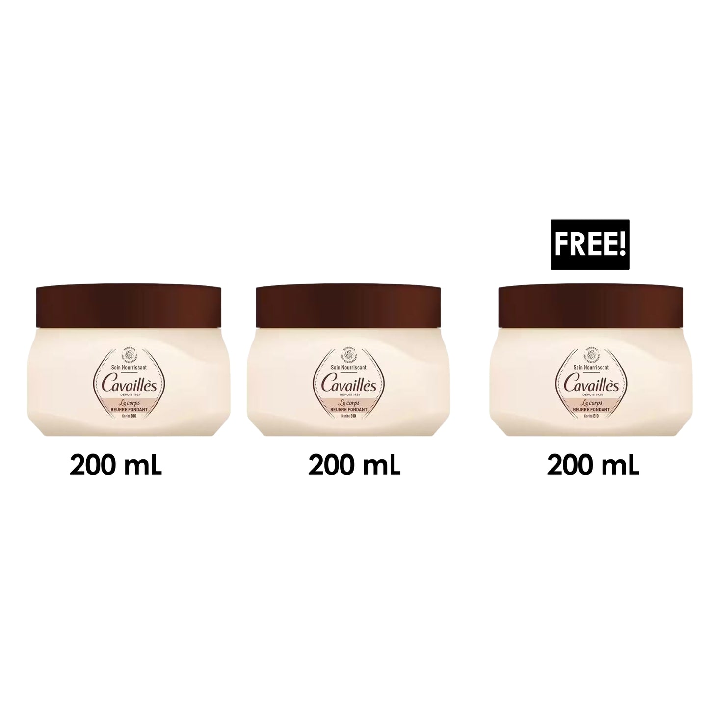 3 x The Body Nourishing Melting Butter