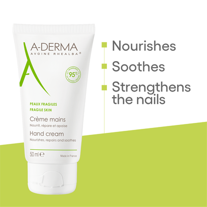 Buy one A-Derma Epitheliale AH Ultra Anti-mark Repairing Cream and get a FREE 50ml A-Derma hand and nails cream