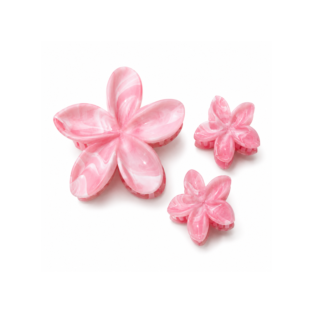 Gift - Pink Bohemian Hair Clips