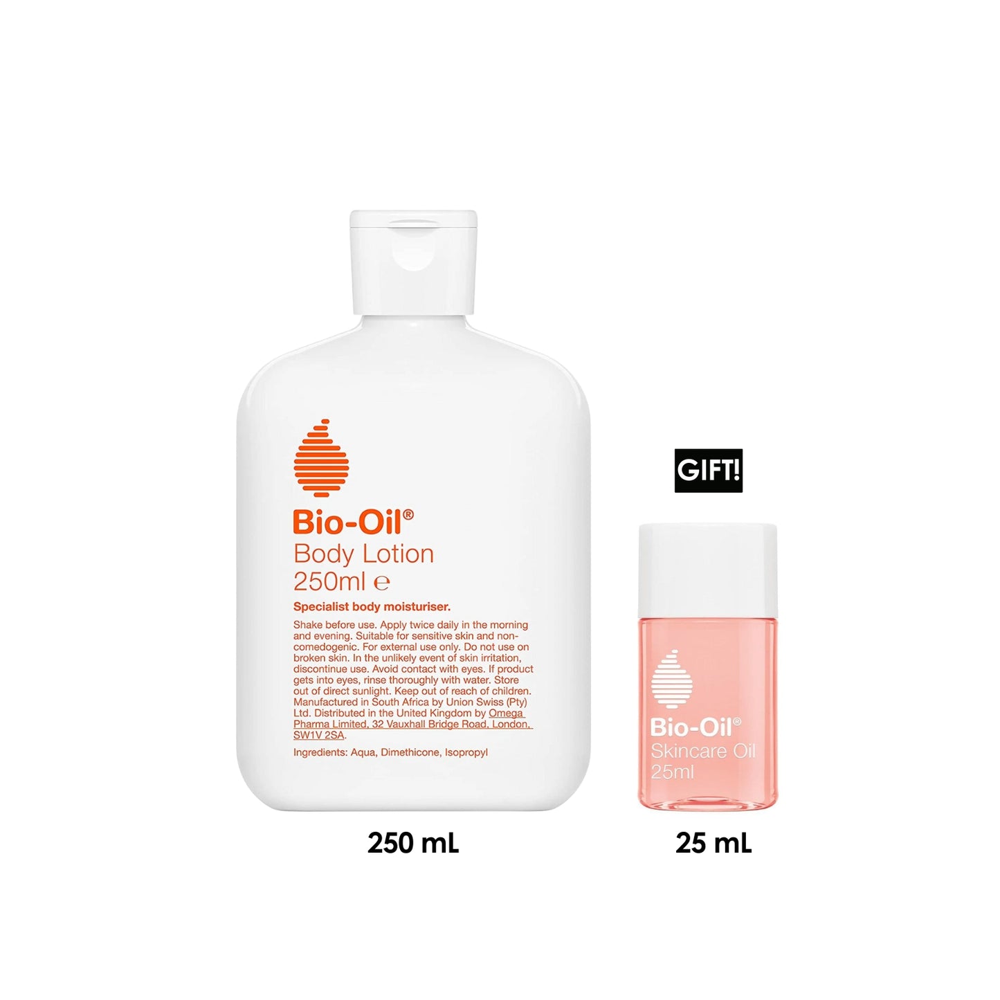 Bio-Oil Body Lotion 250ml + Free Skincare Oil 25ml