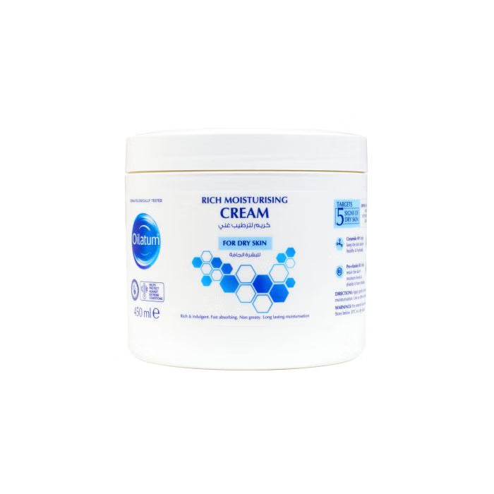 Rich Moisturising Cream for Dry Skin 450 ML