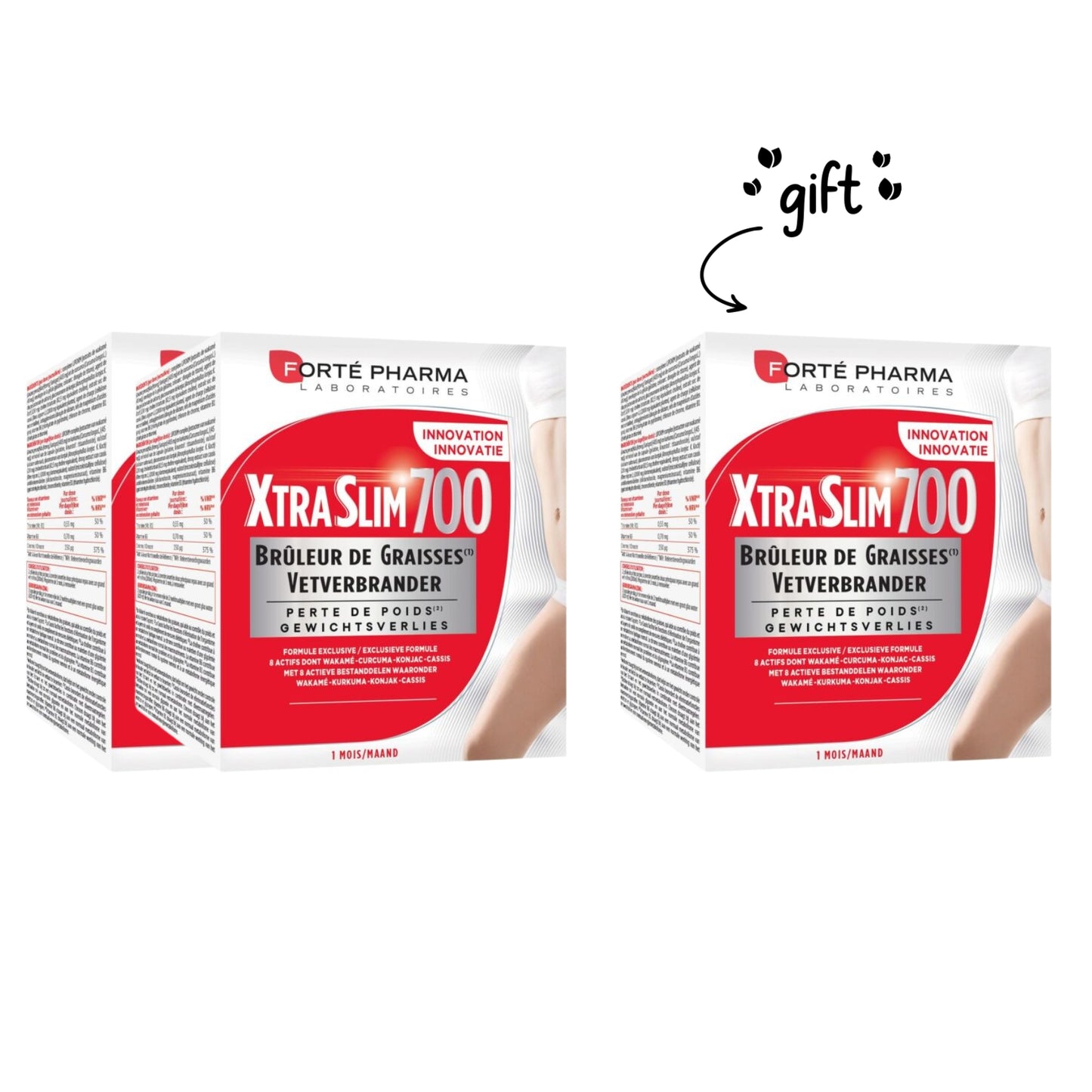 3 x XtraSlim 700 120 Capsules