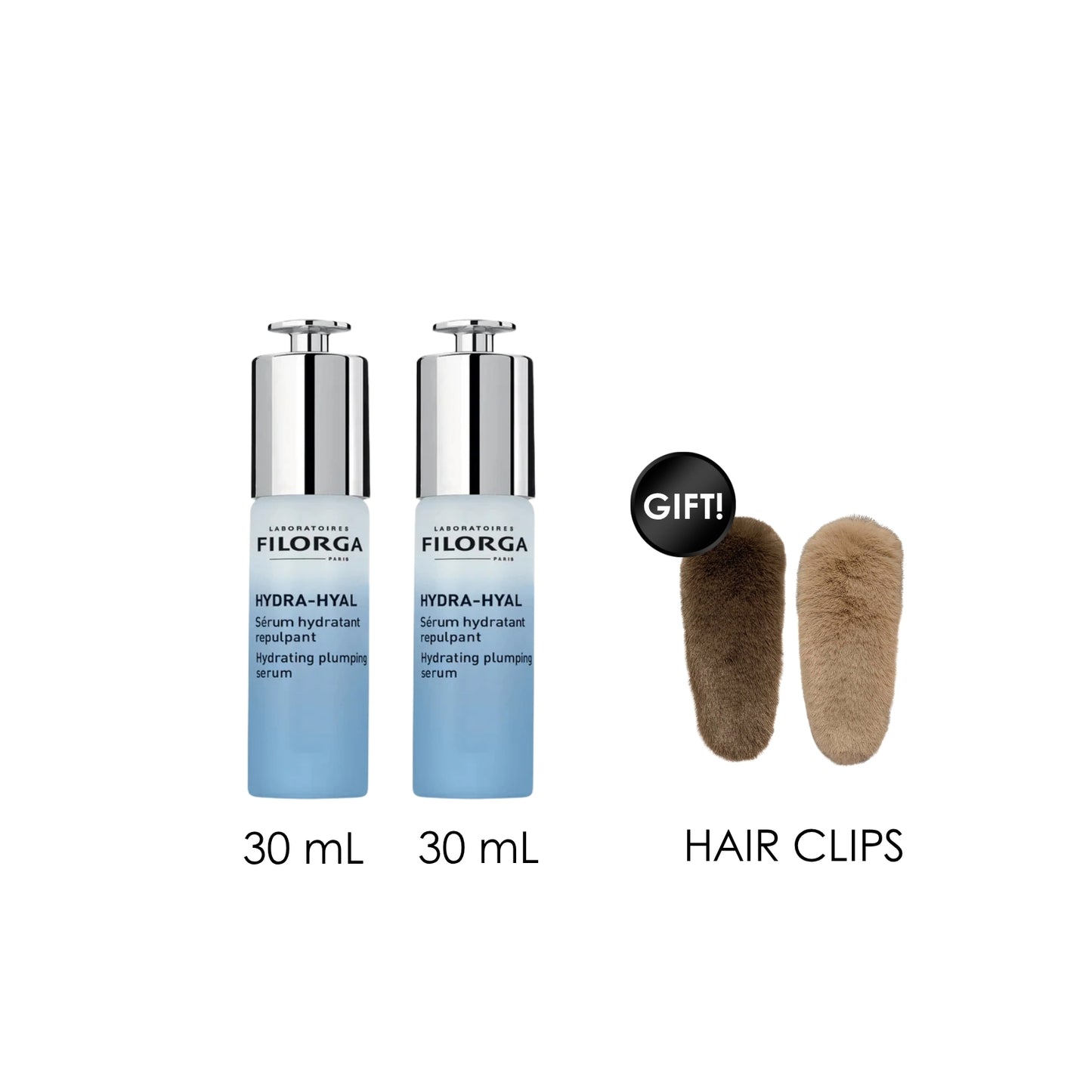 Hydra-Hyal Serum (x2) + Free Gift Hair Clips