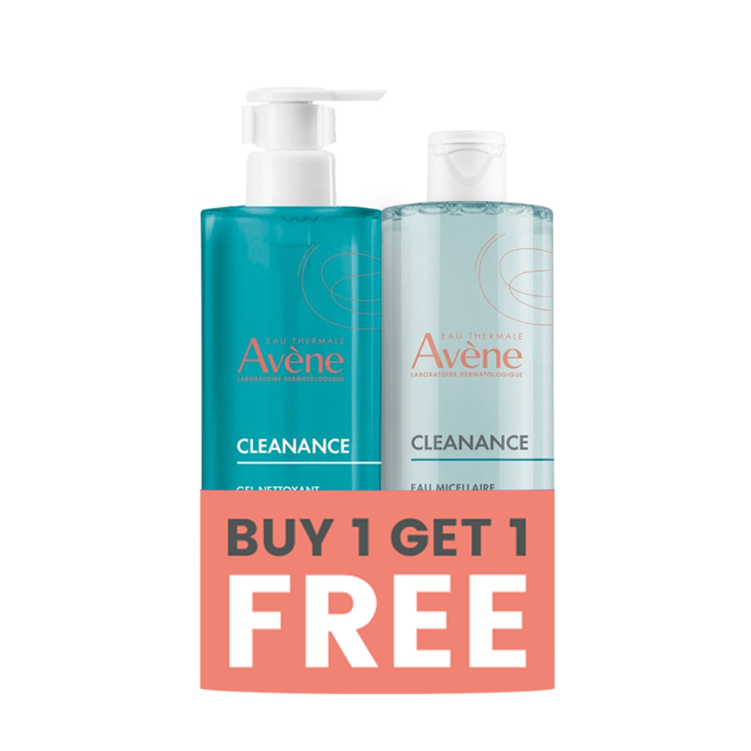 Cleansing Micellar Water 400 ML + FREE Cleanance Cleansing Gel 400 ML